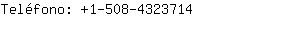 Teléfono: 1-508-432....