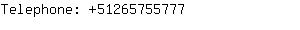 Telephone: 5126575....