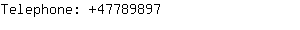 Telephone: 4778....