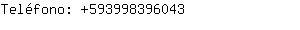 Teléfono: 59399839....