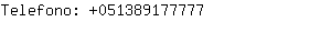 Telefono: 05138917....