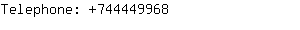 Telephone: 74444....
