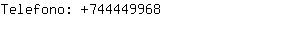Telefono: 74444....