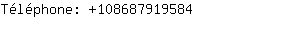 Téléphone: 10868791....