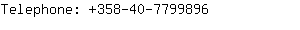 Telephone: 358-40-779....