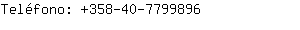 Telfono: 358-40-779....