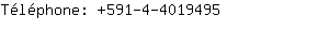 Tlphone: 591-4-401....