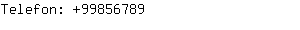 Telefon: 9985....