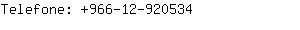 Telefone: 966-12-92....