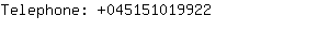 Telephone: 04515101....