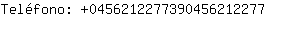 Telfono: 045621227739045621....