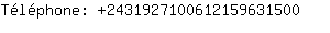 Tlphone: 243192710061215963....