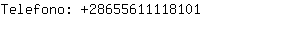 Telefono: 2865561111....