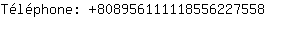 Tlphone: 80895611111855622....