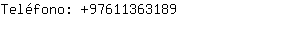 Teléfono: 9761136....