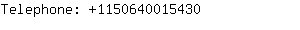 Telephone: 115064001....