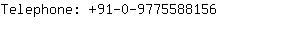 Telephone: 91-0-977558....