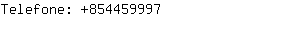 Telefone: 85445....