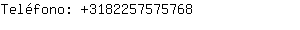 Telfono: 318225757....