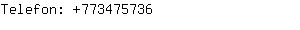 Telefon: 77347....