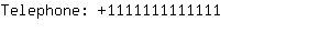 Telephone: 111111111....