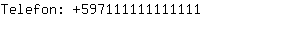 Telefon: 59711111111....