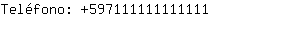 Telfono: 59711111111....
