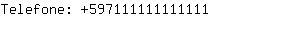 Telefone: 59711111111....