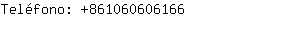 Teléfono: 86106060....