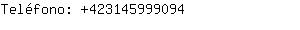 Teléfono: 42314599....