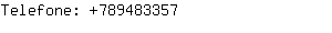 Telefone: 78948....
