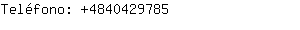 Teléfono: 484042....