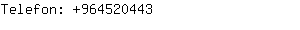 Telefon: 96452....