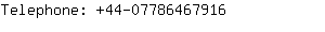 Telephone: 44-0778646....