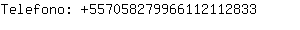 Telefono: 55705827996611211....