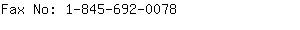 Fax No: 1-845-692-....