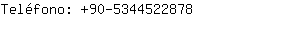 Teléfono: 90-534452....