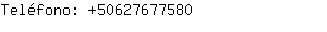 Teléfono: 5062767....