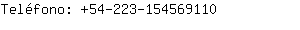 Telfono: 54-223-15456....