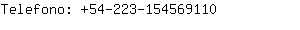 Telefono: 54-223-15456....