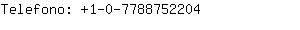 Telefono: 1-0-778875....