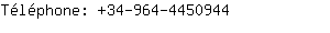 Tlphone: 34-964-445....