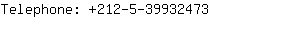 Telephone: 212-5-3993....