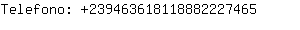 Telefono: 23946361811888222....