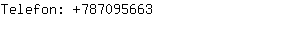 Telefon: 78709....