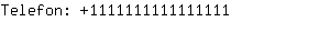 Telefon: 111111111111....