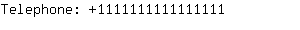 Telephone: 111111111111....