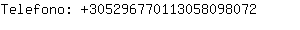 Telefono: 30529677011305809....