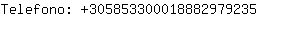 Telefono: 30585330001888297....