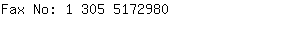 Fax No: 1 305 517....